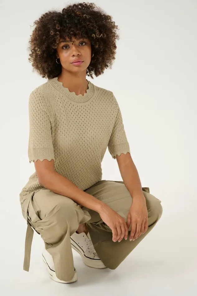 Knitwear and Cardigans Women CULTURE CUdali Pullover Dune