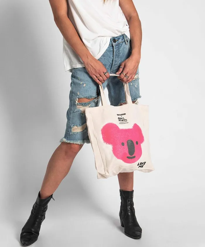 KOALA PREMIUM CANVAS TOTE Women One Teaspoon Bags KOALA PREMIUM CANVAS TOTE Women One Teaspoon Bags