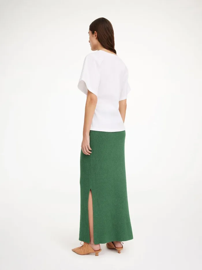 Kyara Maxi Skirt Comfrey Women By Malene Birger Knitwear