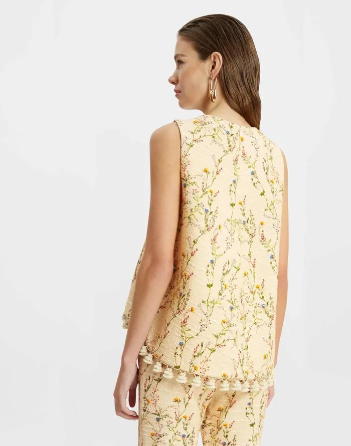 La Scala Top Primavera Cream Women La Double J Shirts and Tops La Scala Top Primavera Cream Women La Double J Shirts and Tops