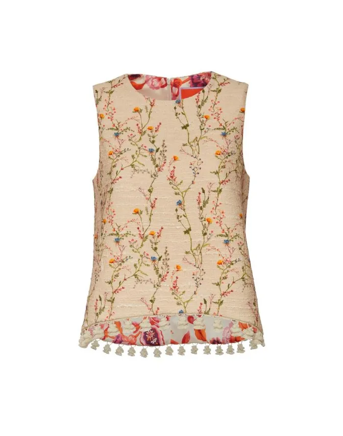 La Scala Top Primavera Cream Women La Double J Shirts and Tops La Scala Top Primavera Cream Women La Double J Shirts and Tops