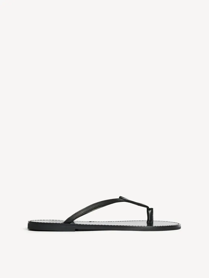 Lalla Leather Sandals Black Women By Malene Birger Shoes