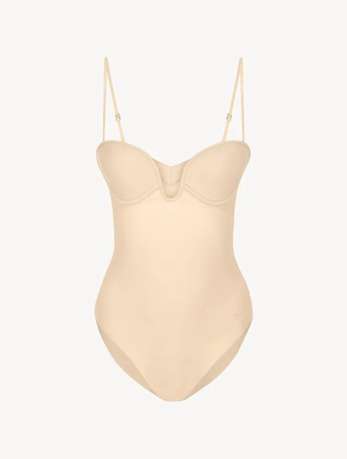 Lattecoloured Underwired Padded Ubra Bodysuit Lingerie La Perla Bodysuits and Bustiers Lattecoloured Underwired Padded Ubra Bodysuit Lingerie La Perla Bodysuits and Bustiers