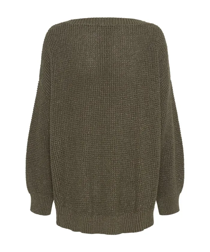 LE FREAK METALLIC ZIPPED KNIT SWEATER Women One Teaspoon Knitwear LE FREAK METALLIC ZIPPED KNIT SWEATER Women One Teaspoon Knitwear