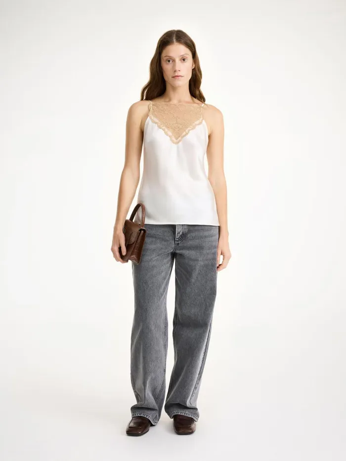 Leeba Top Soft White Women By Malene Birger Tops and Blouses