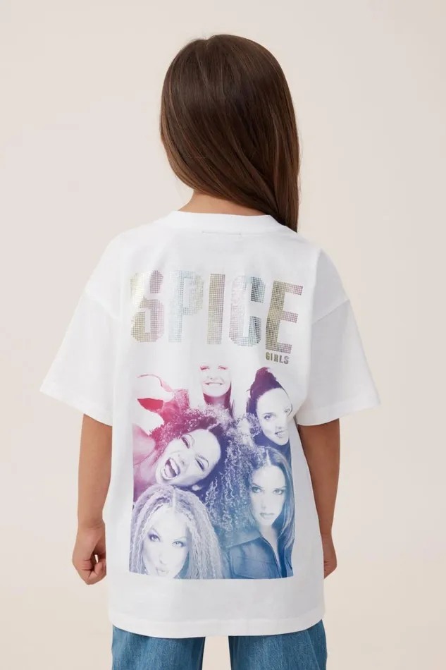 License Drop Shoulder Short Sleeve Tee Lcn Bra Spice Girlswhite Girls Cotton On Tops and TShirts License Drop Shoulder Short Sleeve Tee Lcn Bra Spice Girlswhite Girls Cotton On Tops and TShirts