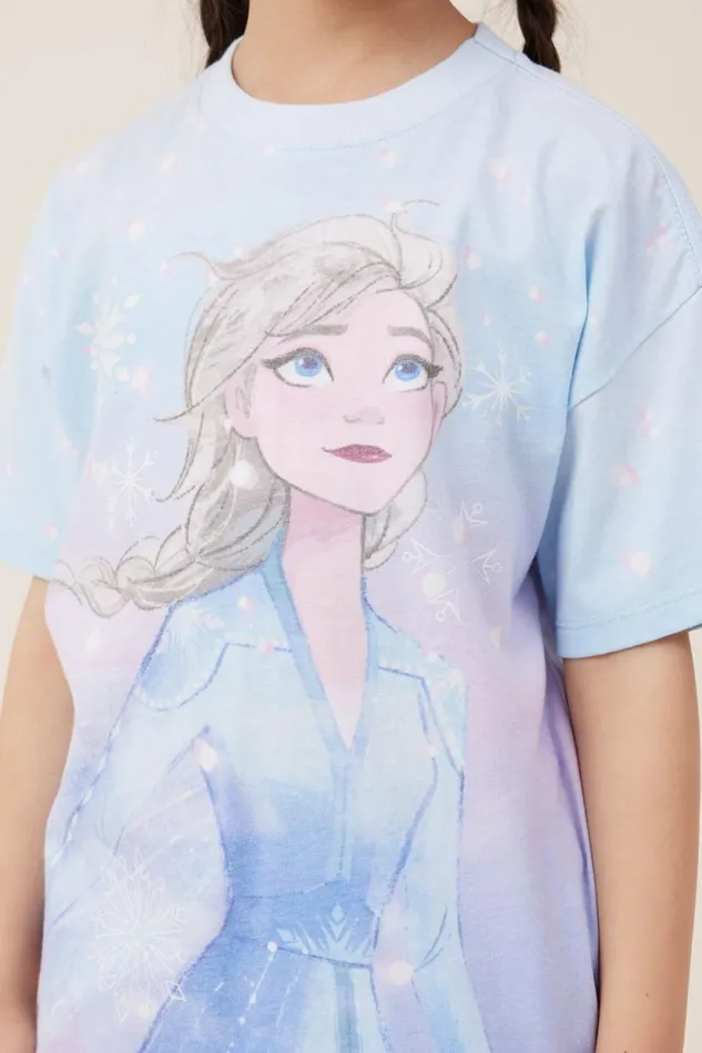 License Drop Shoulder Short Sleeve Tee Lcn Dis Elsamorning Blue Girls Cotton On Tops and TShirts License Drop Shoulder Short Sleeve Tee Lcn Dis Elsamorning Blue Girls Cotton On Tops and TShirts