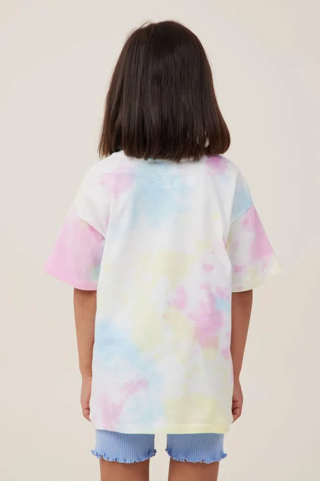 License Drop Shoulder Short Sleeve Tee Lcn Mat Barbie Logopastel Tie Dye Girls Cotton On Tops and TShirts License Drop Shoulder Short Sleeve Tee Lcn Mat Barbie Logopastel Tie Dye Girls Cotton On Tops and TShirts