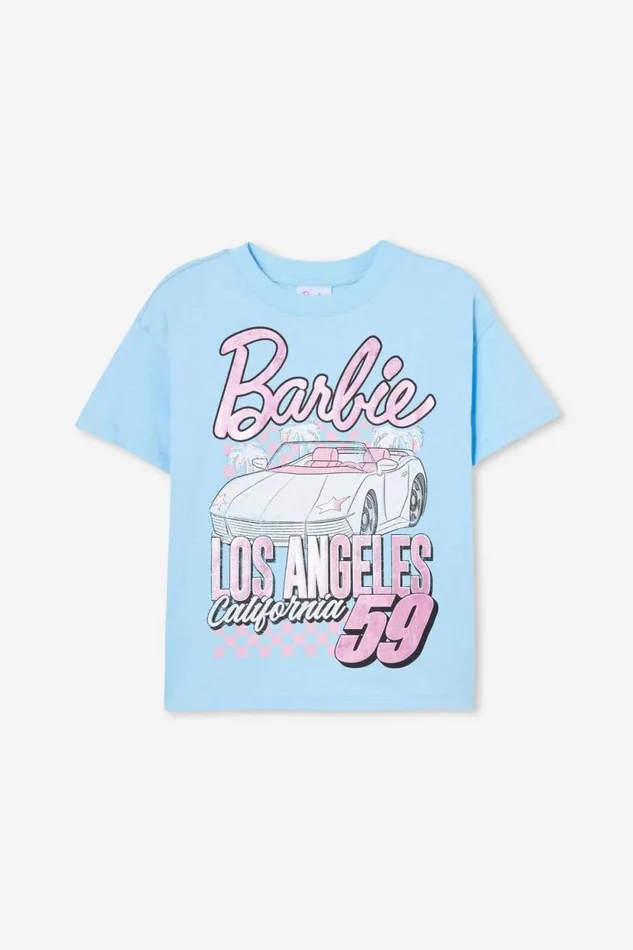 License Drop Shoulder Short Sleeve Tee Lcn Mat Barbie Los Angeles 59sky Haze Girls Cotton On Tops and TShirts License Drop Shoulder Short Sleeve Tee Lcn Mat Barbie Los Angeles 59sky Haze Girls Cotton On Tops and TShirts