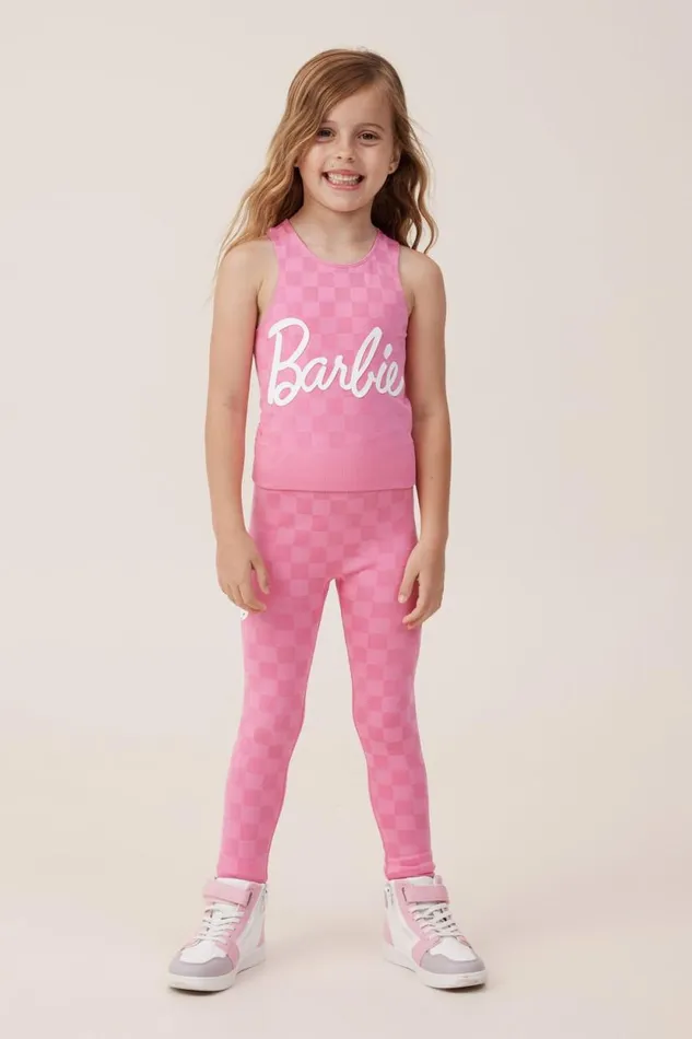 License Kali Seamfree Tank Lcn Mat Barbiepink Gerbera Girls Cotton On Tops and TShirts License Kali Seamfree Tank Lcn Mat Barbiepink Gerbera Girls Cotton On Tops and TShirts