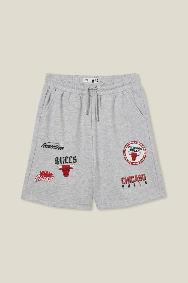 License Slouch Fleece Short Lcn Nba Fog Grey Marlechicago Bulls Badge BoysGirls Cotton On Shorts License Slouch Fleece Short Lcn Nba Fog Grey Marlechicago Bulls Badge BoysGirls Cotton On Shorts
