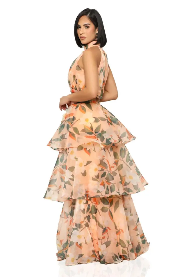 Lilly039s Kloset Sets Women Floral Fantasy Layered Skirt SetFINAL SALE
