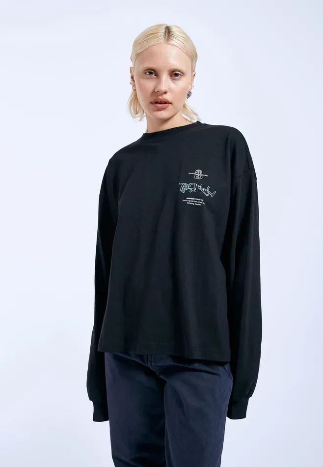 Lily Long Sleeve 8211 Black THX Black Thx Women Dr Denim Longsleeves