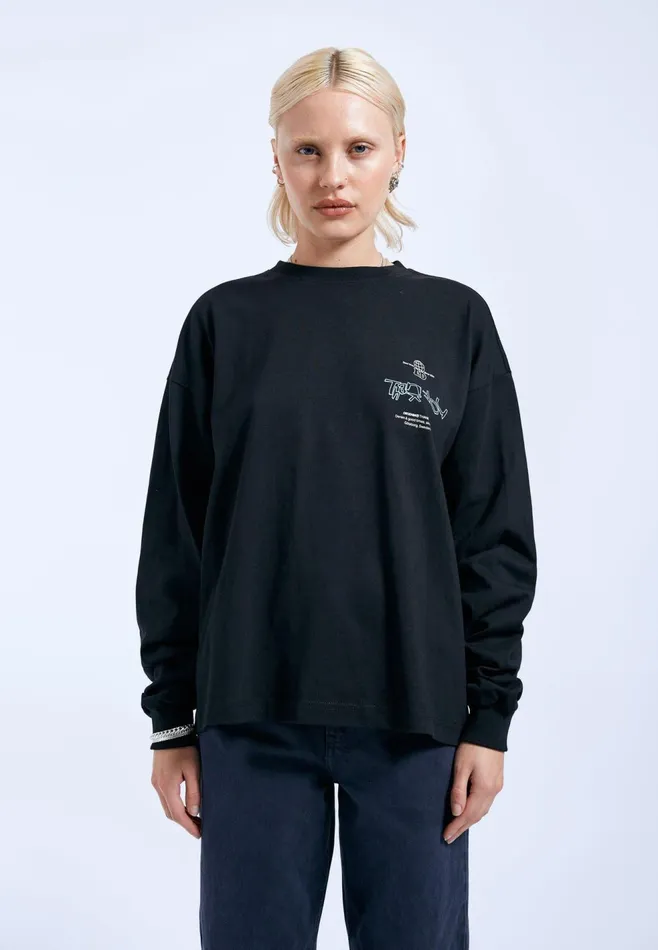 Lily Long Sleeve 8211 Black THX Black Thx Women Dr Denim Longsleeves