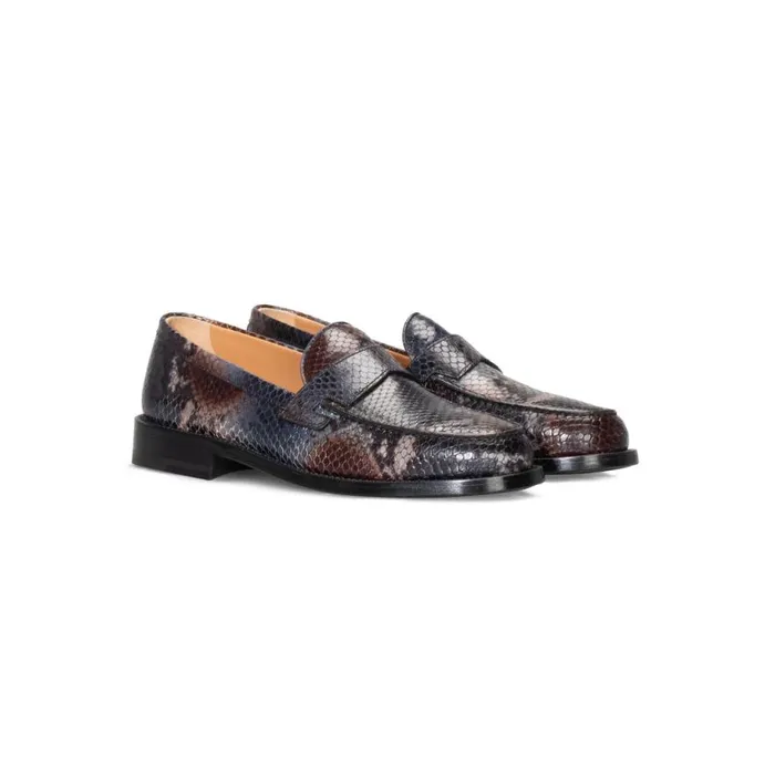 Loafers Women Moreschi FOR HER 8211 Bicolor Leather Loafer