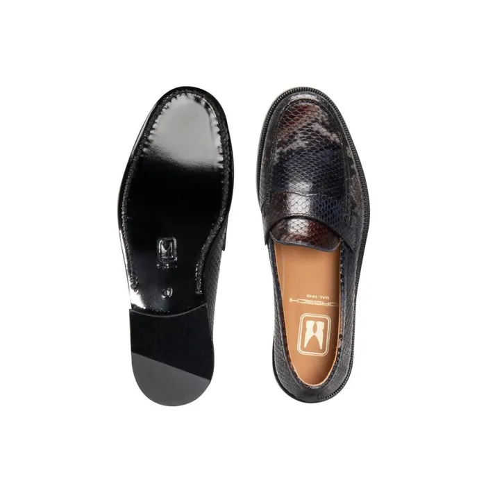 Loafers Women Moreschi FOR HER 8211 Bicolor Leather Loafer