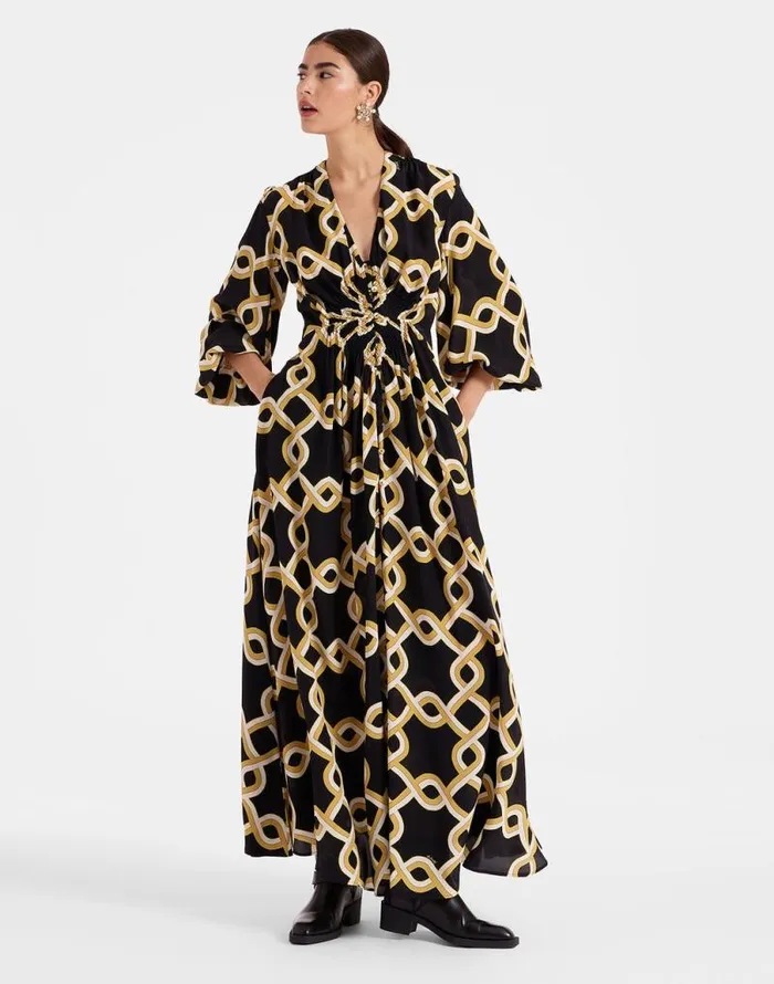 Long Camerino Dress Tackle Black Women La Double J Dresses