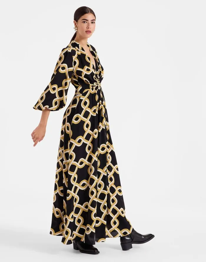 Long Camerino Dress Tackle Black Women La Double J Dresses Long Camerino Dress Tackle Black Women La Double J Dresses