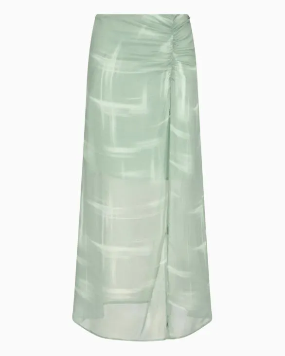 Long Skirts Green Women Armani Matching Sets