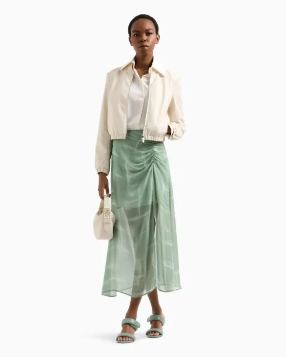 Long Skirts Green Women Armani Matching Sets Long Skirts Green Women Armani Matching Sets