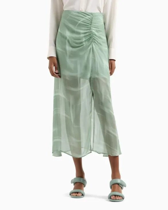 Long Skirts Green Women Armani Matching Sets Long Skirts Green Women Armani Matching Sets