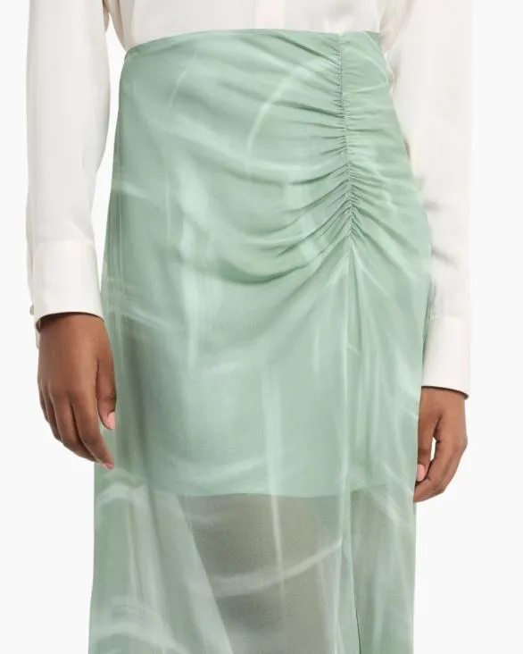 Long Skirts Green Women Armani Matching Sets Long Skirts Green Women Armani Matching Sets