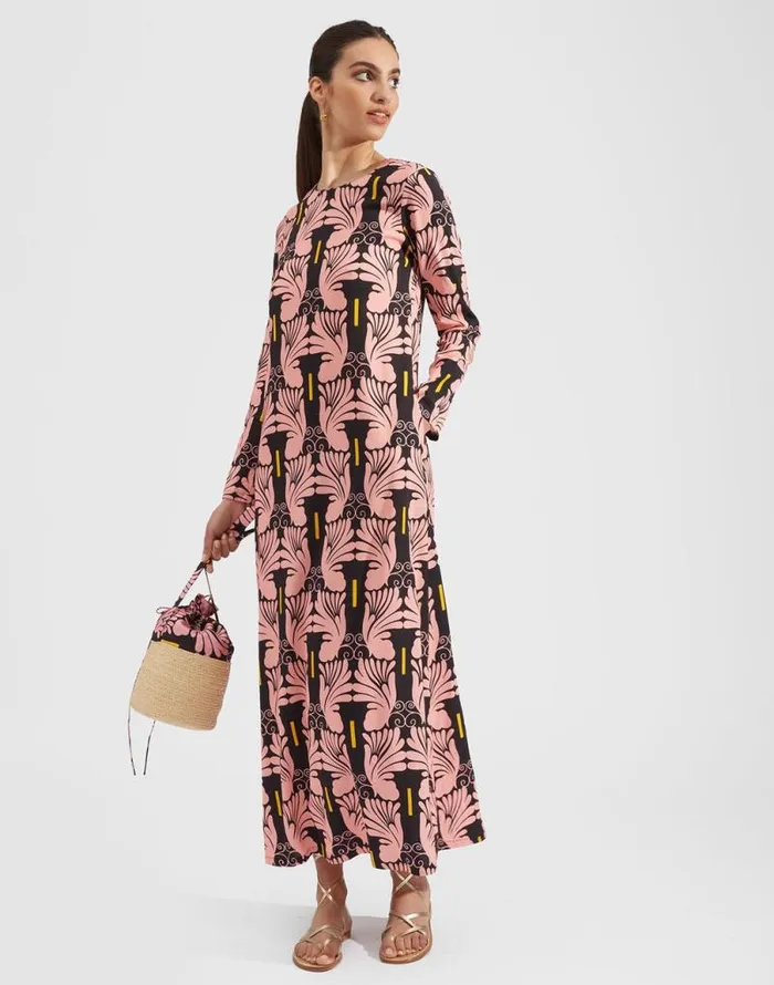 Long Sleeve Swing Dress Ali Rosa Women La Double J Dresses Long Sleeve Swing Dress Ali Rosa Women La Double J Dresses