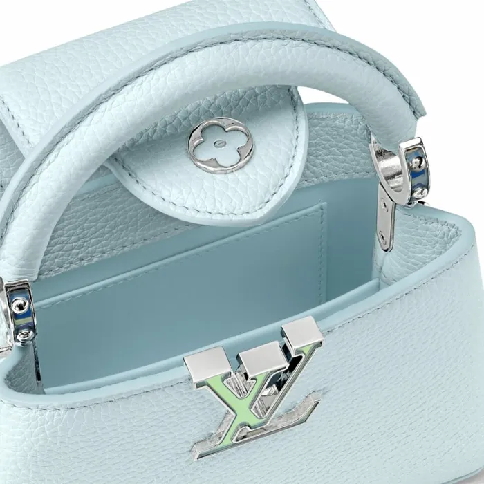 Louis Vuitton Capucines Bag Louis Vuitton M23289 LV SKI Capucines Mini Blue Glacier 8211 Louis Vuitton Handbag Store 8211 Women