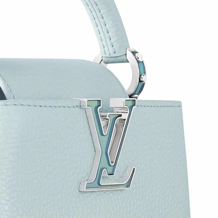 Louis Vuitton Capucines Bag Louis Vuitton M23289 LV SKI Capucines Mini Blue Glacier 8211 Louis Vuitton Handbag Store 8211 Women