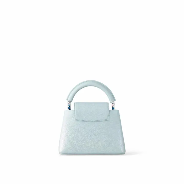 Louis Vuitton Capucines Bag Louis Vuitton M23289 LV SKI Capucines Mini Blue Glacier 8211 Louis Vuitton Handbag Store 8211 Women