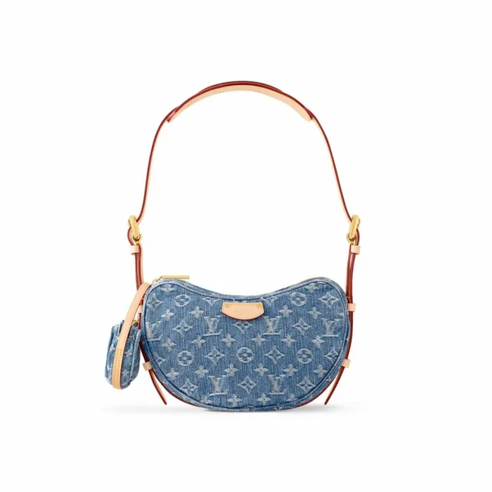 Louis Vuitton Loop Hobo Bag Louis Vuitton M46856 Croissant MM Denim Blue 8211 Louis Vuitton Handbag Store 8211 Women Louis Vuitton Loop Hobo Bag Louis Vuitton M46856 Croissant MM Denim Blue 8211 Louis Vuitton Handbag Store 8211 Women