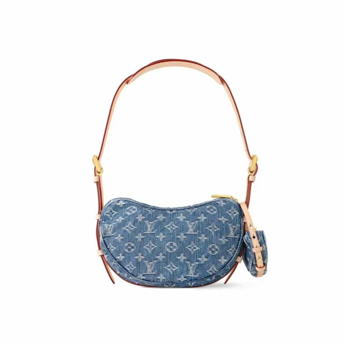 Louis Vuitton Loop Hobo Bag Louis Vuitton M46856 Croissant MM Denim Blue 8211 Louis Vuitton Handbag Store 8211 Women Louis Vuitton Loop Hobo Bag Louis Vuitton M46856 Croissant MM Denim Blue 8211 Louis Vuitton Handbag Store 8211 Women