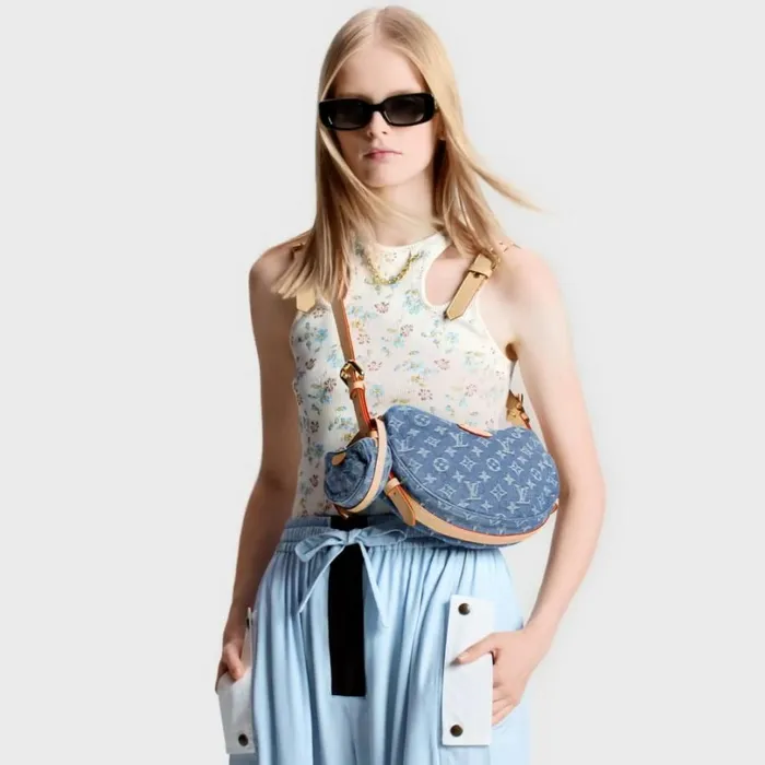 Louis Vuitton Loop Hobo Bag Louis Vuitton M46856 Croissant MM Denim Blue 8211 Louis Vuitton Handbag Store 8211 Women Louis Vuitton Loop Hobo Bag Louis Vuitton M46856 Croissant MM Denim Blue 8211 Louis Vuitton Handbag Store 8211 Women
