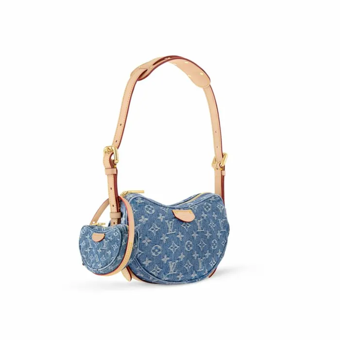Louis Vuitton Loop Hobo Bag Louis Vuitton M46856 Croissant MM Denim Blue 8211 Louis Vuitton Handbag Store 8211 Women Louis Vuitton Loop Hobo Bag Louis Vuitton M46856 Croissant MM Denim Blue 8211 Louis Vuitton Handbag Store 8211 Women