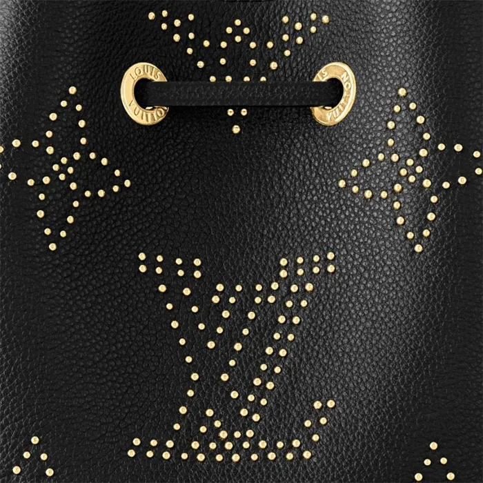 Louis Vuitton NeoNoe Bag Louis Vuitton M46734 Nono BB Black Monogram Empreinte Studs 8211 Louis Vuitton Handbag Store 8211 Women