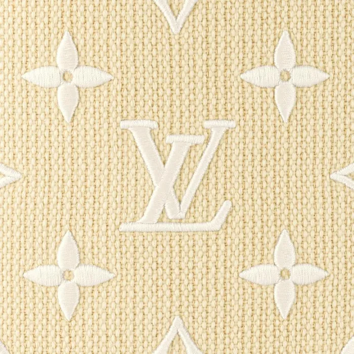 Louis Vuitton Neverfull Bag Louis Vuitton M22839 Neverfull MM Lotus Cotton White Beige 8211 Louis Vuitton Handbag Store 8211 Women