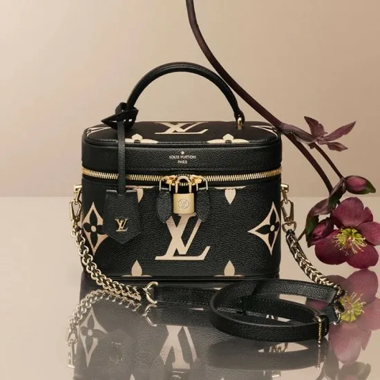Louis Vuitton Shoulder and Totes Louis Vuitton Vanity PM Black M45780 Creme M45599 8211 Louis Vuitton Handbag Store 8211 Women