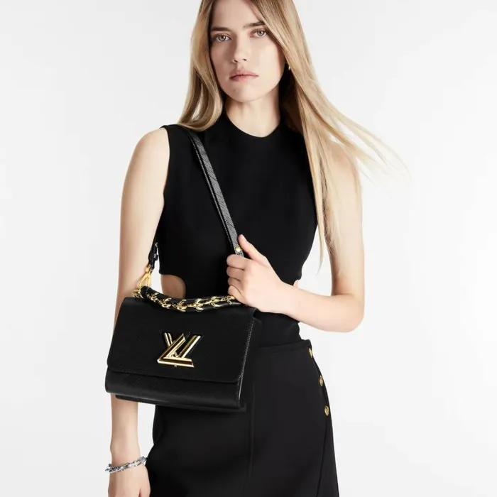 Louis Vuitton Twist Bag Louis Vuitton Black M21772 Twist MM 8211 Louis Vuitton Handbag Store 8211 Women