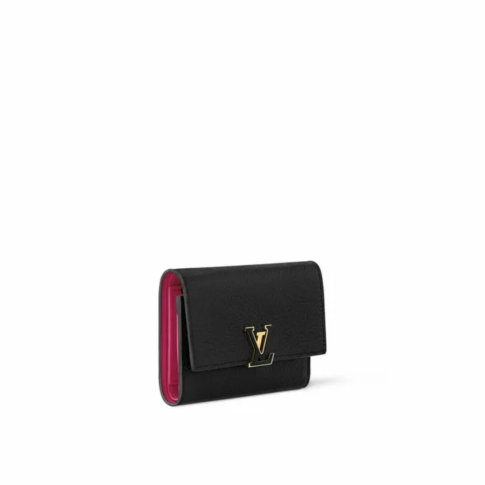 Louis Vuitton Wallets Louis Vuitton M62157 Capucines Compact Wallet Black Pink 8211 Louis Vuitton Handbag Store 8211 Women Louis Vuitton Wallets Louis Vuitton M62157 Capucines Compact Wallet Black Pink 8211 Louis Vuitton Handbag Store 8211 Women