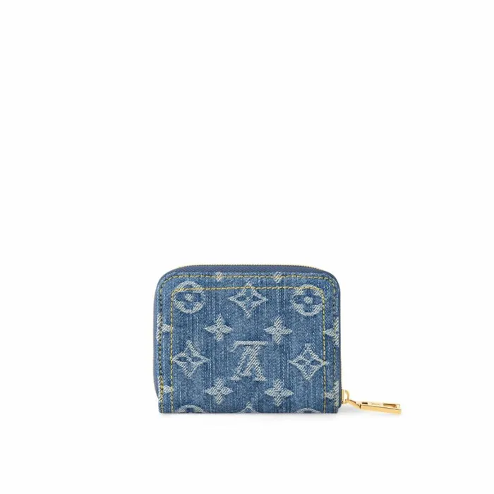 Louis Vuitton Wallets Louis Vuitton M82957 Zippy Coin Purse Denim Blue 8211 Louis Vuitton Handbag Store 8211 Women