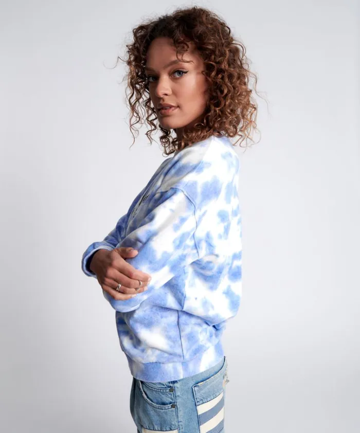 LOVE YOURSELF SOS TIE DYE SWEATER Women One Teaspoon Hoodies And Sweats LOVE YOURSELF SOS TIE DYE SWEATER Women One Teaspoon Hoodies And Sweats