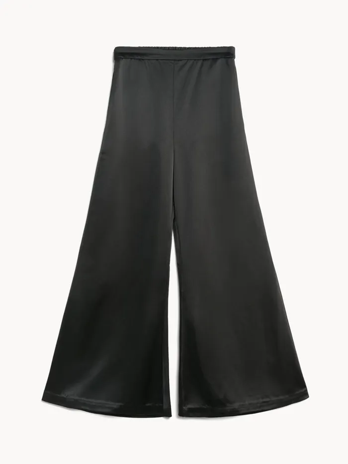 Lucee Flared Trousers Black Women By Malene Birger Trousers