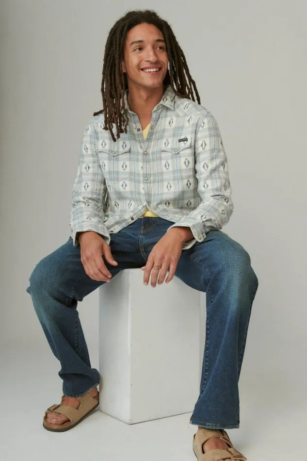 Lucky Brand 223 Straight Advanced Stretch Jean Ocala Men Jeans
