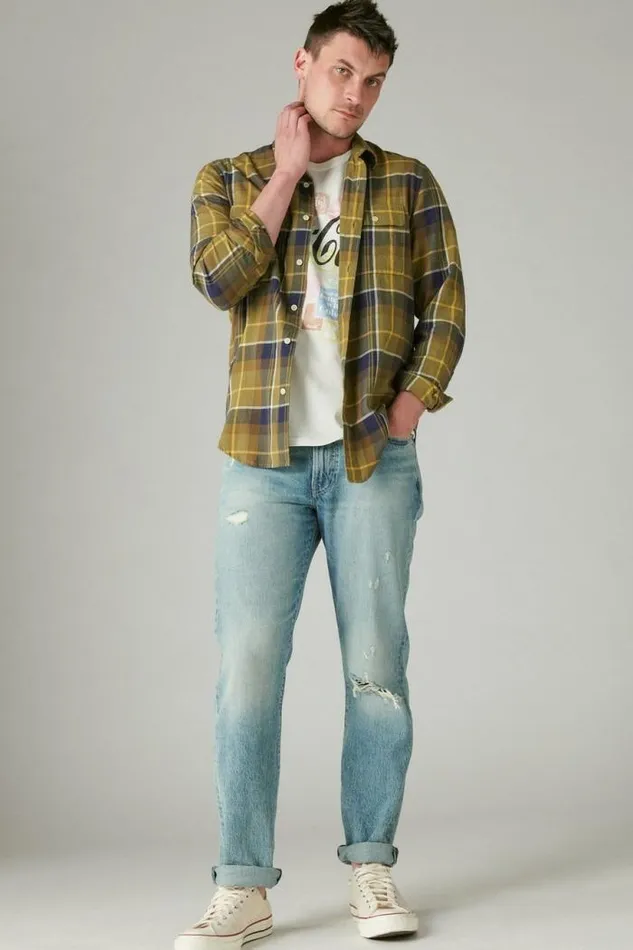 Lucky Brand 223 Straight Becrux Dest Men Jeans