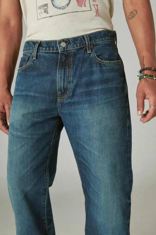 Lucky Brand 363 Straight Made In The Usa Selvedge Jean Nimes Men Jeans