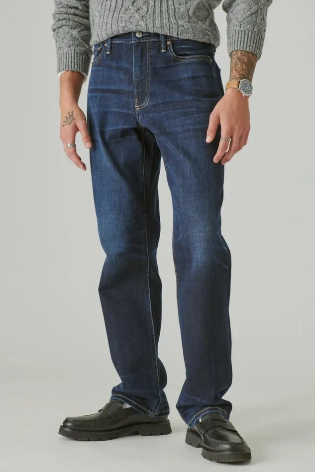Lucky Brand 363 Straight Premium Coolomax Stretch Jean Jasper Men Jeans