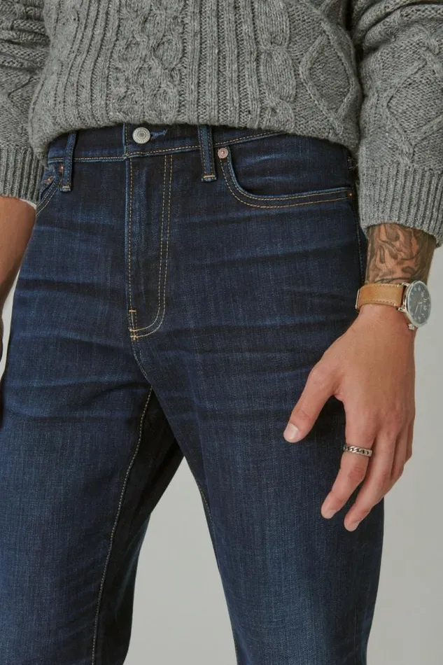 Lucky Brand 363 Straight Premium Coolomax Stretch Jean Jasper Men Jeans