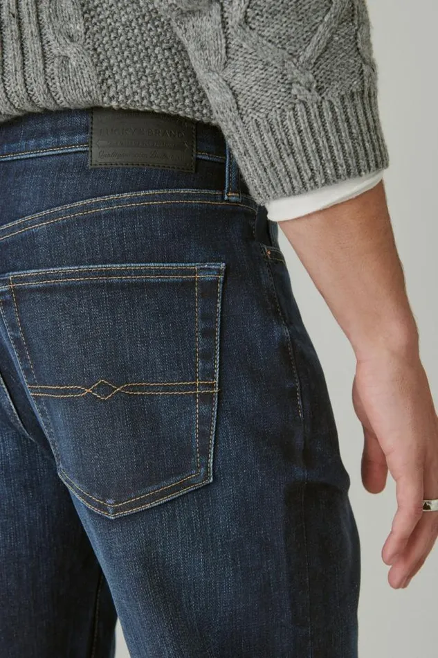 Lucky Brand 363 Straight Premium Coolomax Stretch Jean Jasper Men Jeans