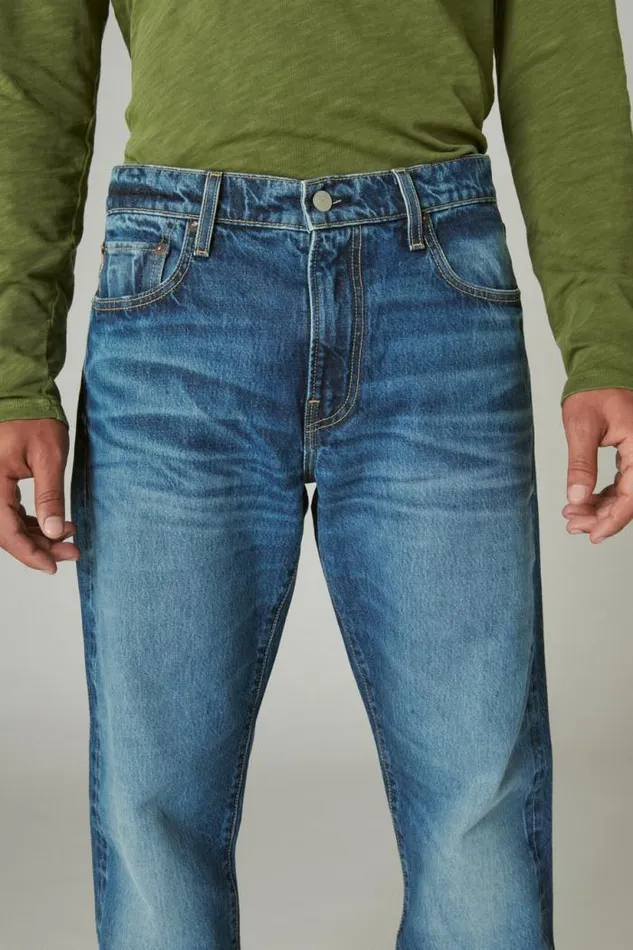 Lucky Brand 410 Athletic Straight Made In The Usa Selvedge Jean Rowan Men Jeans