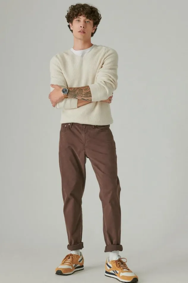 Lucky Brand 412 Athletic Slim Sateen Stretch Jean Ebony Men Pants